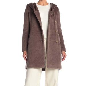 Cole Haan wool blend Snap button Coat